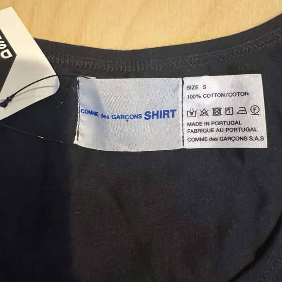 Brand New Men's Comme Des Garçons SHIRT - Black Tank Top - Picture 2 of 4